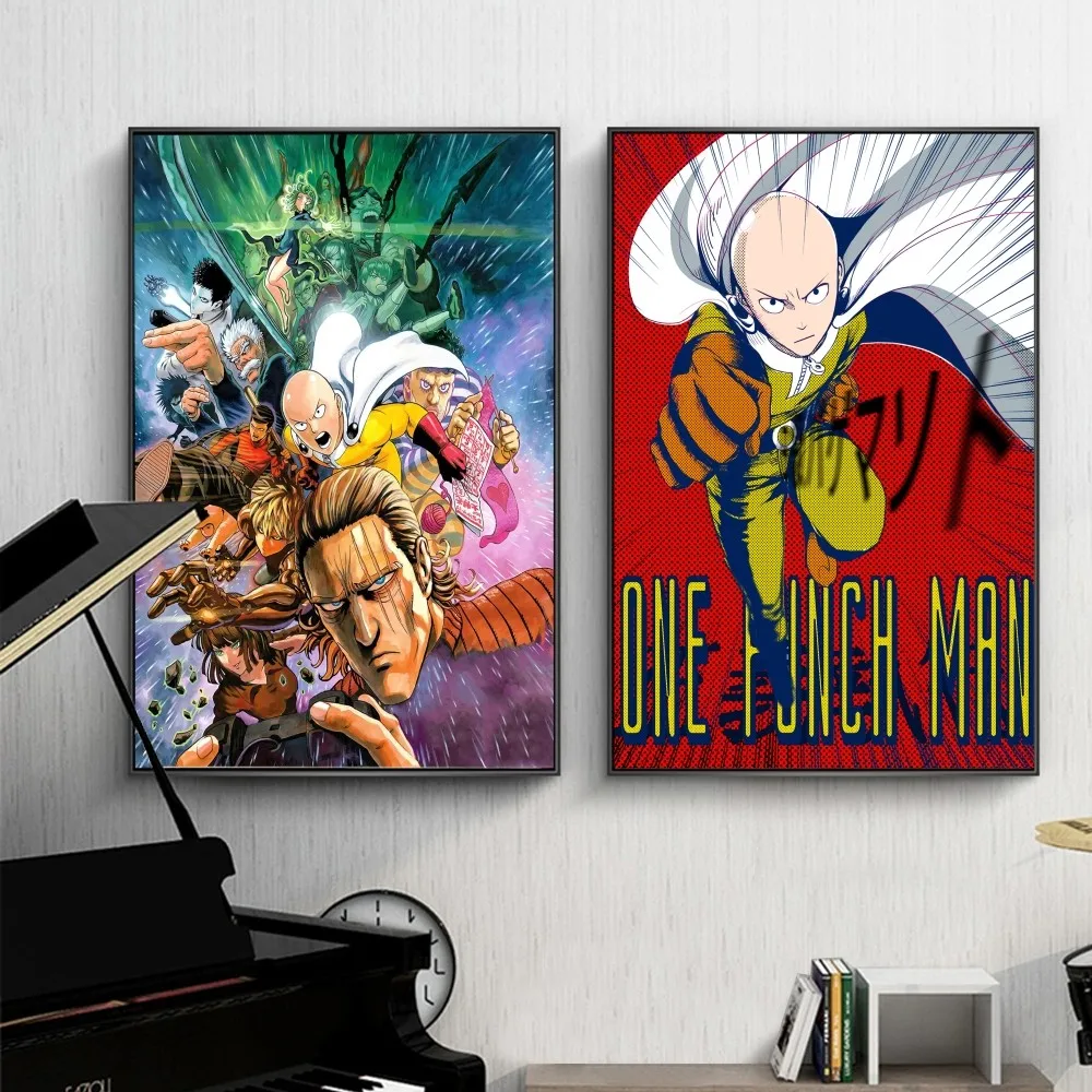 Anime One Punch Man Poster Self-adhesive Art Poster Retro Kraft Paper Sticker DIY Room Bar Cafe Vintage Decorative Painting
Anime One Punch Man Poster Self-adhesive Art Poster Retro Kraft Paper Sticker DIY Room Bar Cafe Vintage Decorative Painting