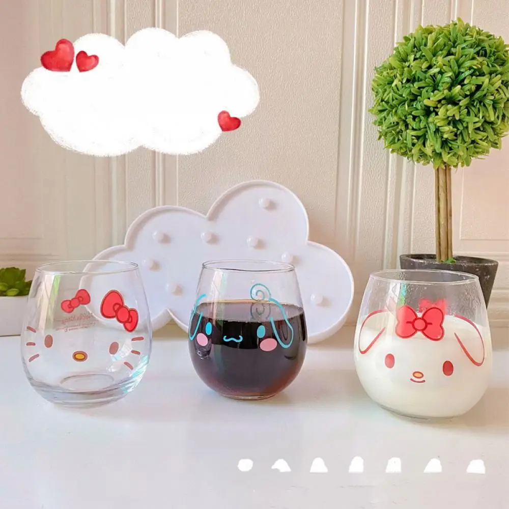 Kawaii Sanrios Melody Hello Kittys Cinnamoroll Transparent Glass Household Milk Juice Cup Cute Creative Cold Drink Breakfast Cup
Kawaii Sanrios Melody Hello Kittys Cinnamoroll Transparent Glass Household Milk Juice Cup Cute Creative Cold Drink Breakfast Cup