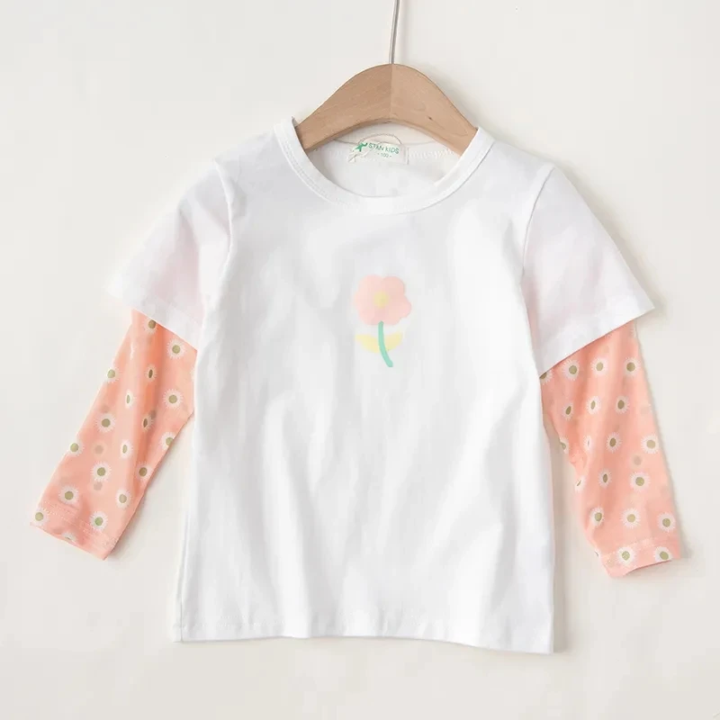 3-9Year Baby Girls Long Sleeve T-shirt Bottoming Shirt Children 2022 Spring Summer Autumn Long Sleeves Cartoon Flowers T-shirt
3-9Year Baby Girls Long Sleeve T-shirt Bottoming Shirt Children 2022 Spring Summer Autumn Long Sleeves Cartoon Flowers T-shirt