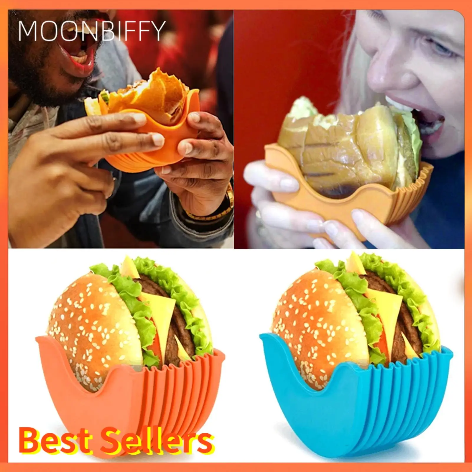 Silicone Burger Holders Reusable Sandwiches Holder Box Beef Press Patty Mold Hamburger Bun Shell Kitchen Tool BPA-Free Dishwash
Silicone Burger Holders Reusable Sandwiches Holder Box Beef Press Patty Mold Hamburger Bun Shell Kitchen Tool BPA-Free Dishwash
