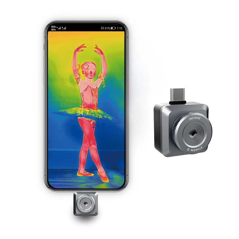 Thermal imager used in industry Portable Smart Mini Thermal Imager Usb Thermal Imaging Android Camera
Thermal imager used in industry Portable Smart Mini Thermal Imager Usb Thermal Imaging Android Camera