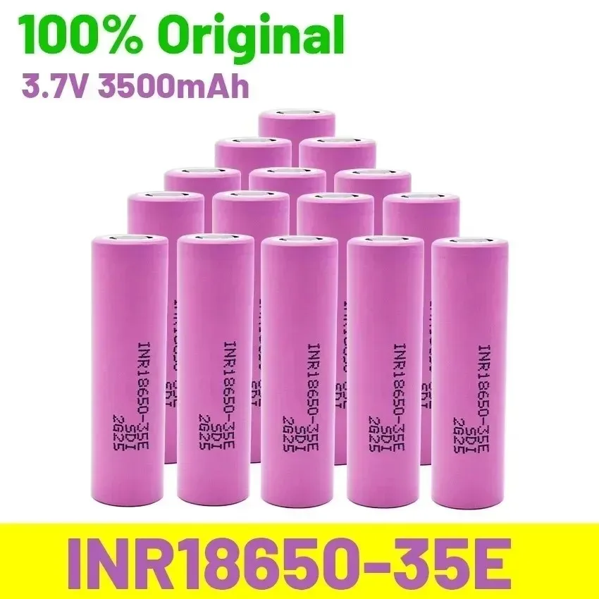 Free Shipping 100%Original INR 18650 3500mAh 25A Discharge 35E Li-ion 18650Battery 3.7V Rechargable Battery Screwdriver Battery
Free Shipping 100%Original INR 18650 3500mAh 25A Discharge 35E Li-ion 18650Battery 3.7V Rechargable Battery Screwdriver Battery