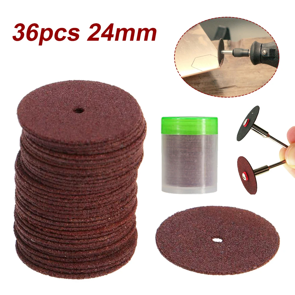 36Pcs 24mm Cutting Disc Circular Saw Blade Grinding Wheel Dremel Rotary Tool Abrasive Sanding Disc Tools Dremel Accessories
36Pcs 24mm Cutting Disc Circular Saw Blade Grinding Wheel Dremel Rotary Tool Abrasive Sanding Disc Tools Dremel Accessories
