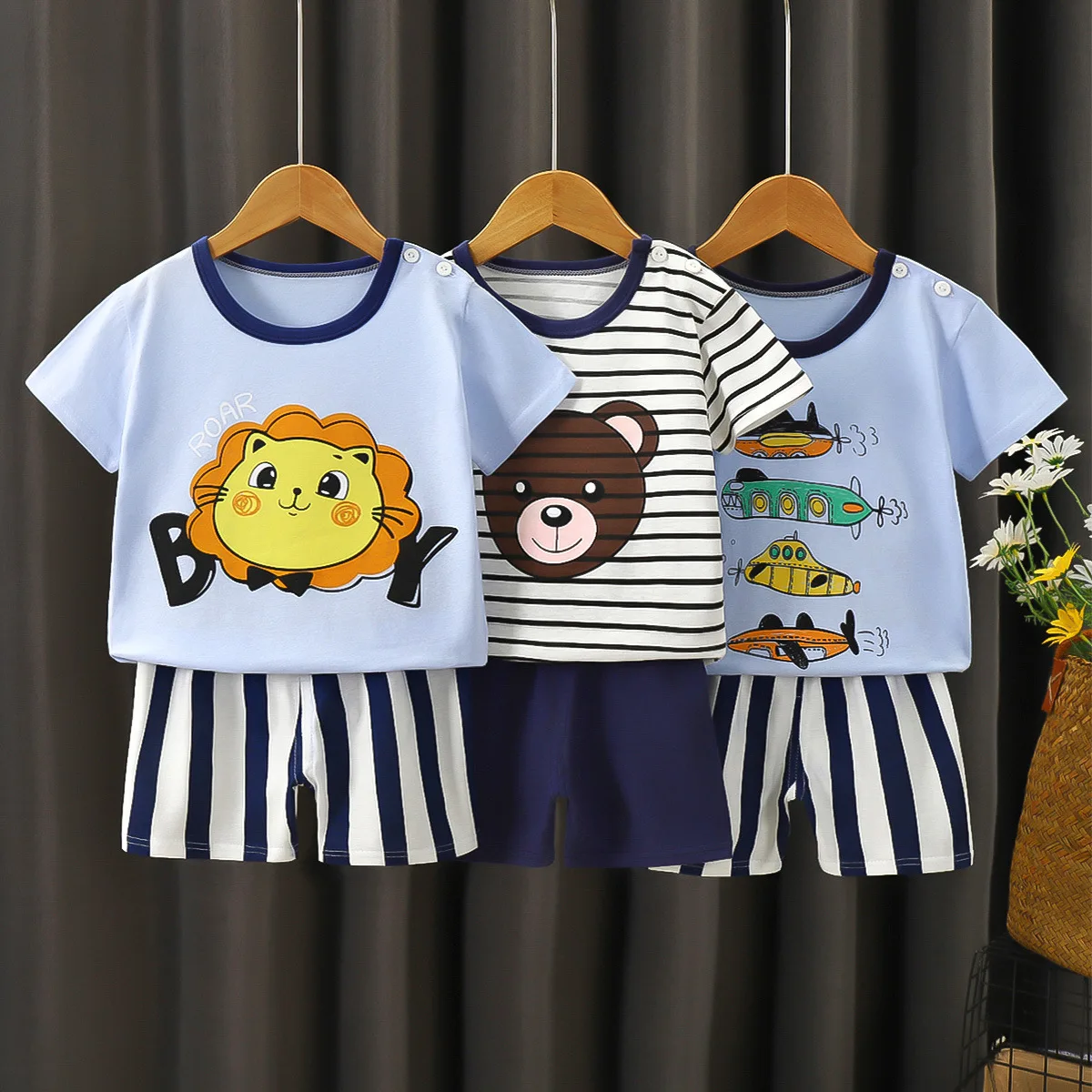 Summer Infant Newborn Baby Boy Clothes Children Clothing Set for Girls Kids T-Shirt Shorts 2PCS Outfits Cotton Casual Clothes
Summer Infant Newborn Baby Boy Clothes Children Clothing Set for Girls Kids T-Shirt Shorts 2PCS Outfits Cotton Casual Clothes