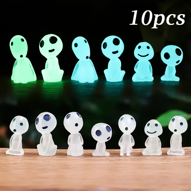 10Pcs Mini Spirit Ornament Glow In The Dark Cute Luminous Resin Rabbit Figurines Garden Miniatures Home Landscape Decorations
10Pcs Mini Spirit Ornament Glow In The Dark Cute Luminous Resin Rabbit Figurines Garden Miniatures Home Landscape Decorations