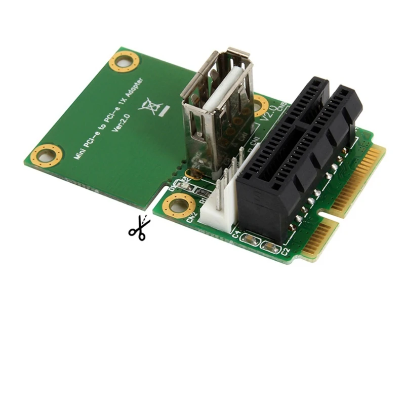 Плата расширения PCIE-PCI-E X1, переходник с usb 2,0, полуполный адаптер Mini PCI Express, 4-контактный разъем питания
Плата расширения PCIE-PCI-E X1, переходник с usb 2,0, полуполный адаптер Mini PCI Express, 4-контактный разъем питания