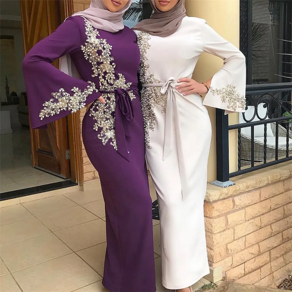 Женская одежда Abaya, длинное платье в арабском стиле, облегающее длинное платье с вышивкой, модные однотонные мусульманские платья с длинным ...
Женская одежда Abaya, длинное платье в арабском стиле, облегающее длинное платье с вышивкой, модные однотонные мусульманские платья с длинным ...