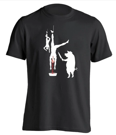 Поросенок линия Мясник магазин забавные веган Вегетарианская Карма Пета бекон мужская футболка Летняя хлопковая Футболка Harajuku
Поросенок линия Мясник магазин забавные веган Вегетарианская Карма Пета бекон мужская футболка Летняя хлопковая Футболка Harajuku