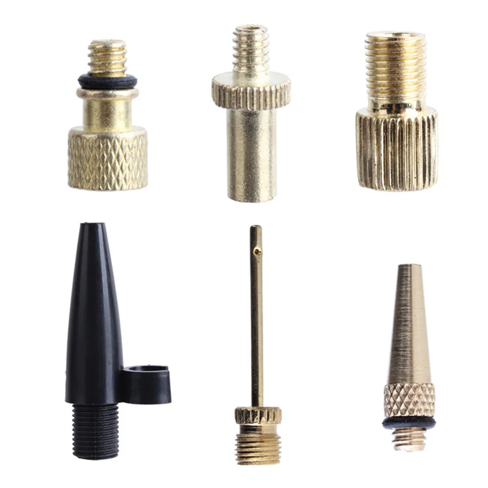 6PCS Bicycle Air Valve Adapter Inflatable Needle Nozzle Kit Air Valve Adapter Pump Accessories Football Bicycle Tire Tools
6PCS Bicycle Air Valve Adapter Inflatable Needle Nozzle Kit Air Valve Adapter Pump Accessories Football Bicycle Tire Tools
