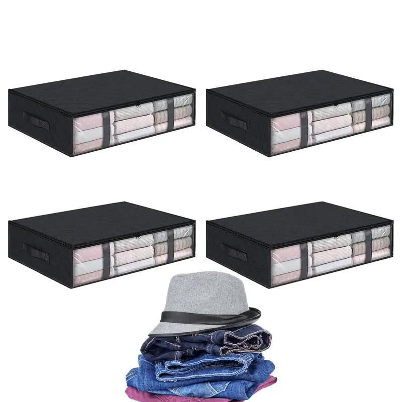 Comforter Storage Bag 4PCS Under Bed Foldable Comforter Bags With Carrying Handle Oversized Opening Comforter Bins For Pillows
Comforter Storage Bag 4PCS Under Bed Foldable Comforter Bags With Carrying Handle Oversized Opening Comforter Bins For Pillows