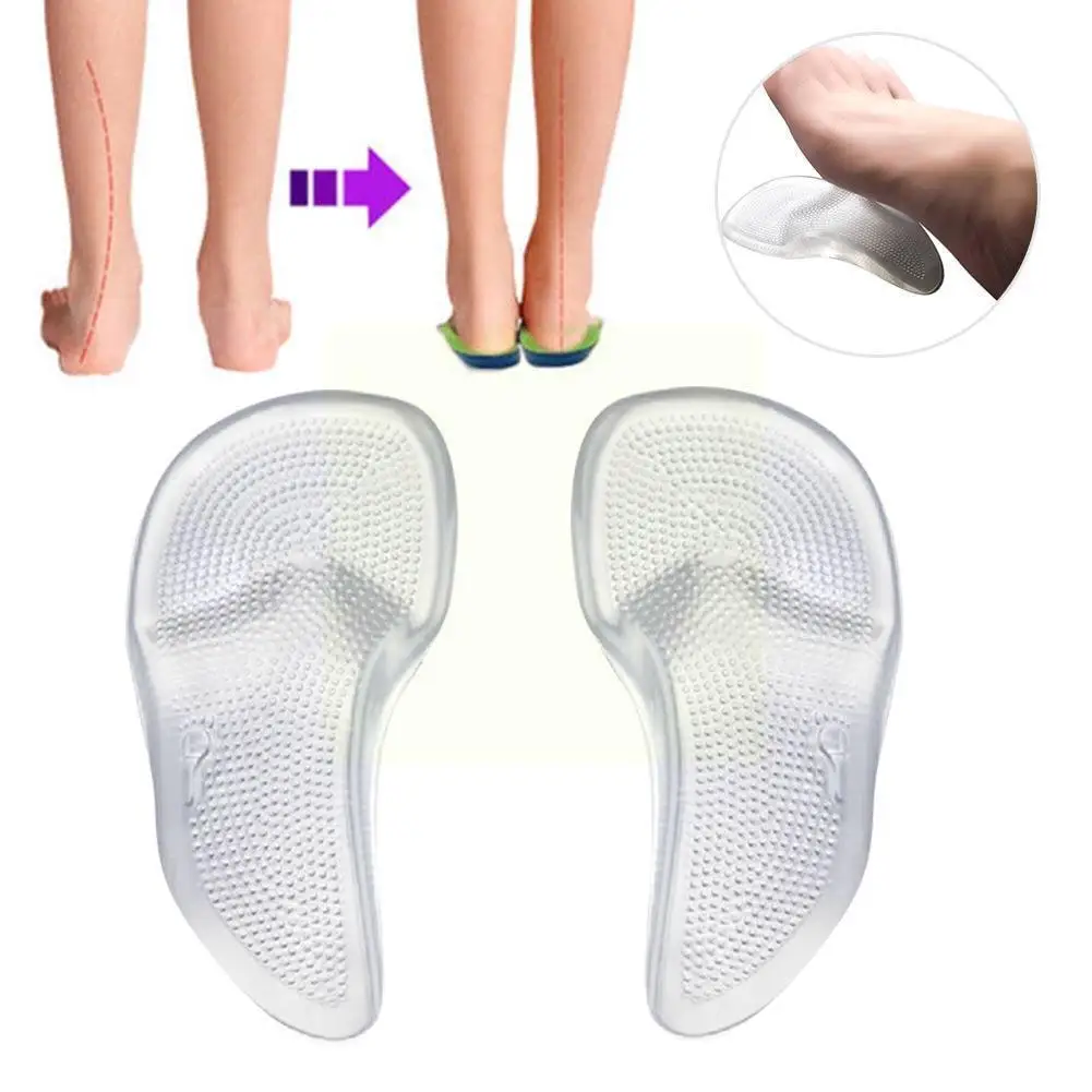 1 Pair Silicone Gel High Heels Arch Support Shoe Inserts Shock-absorbant Insole Foot Orthotics Correct Shoe Pad Flat Orthop K8h8
1 Pair Silicone Gel High Heels Arch Support Shoe Inserts Shock-absorbant Insole Foot Orthotics Correct Shoe Pad Flat Orthop K8h8