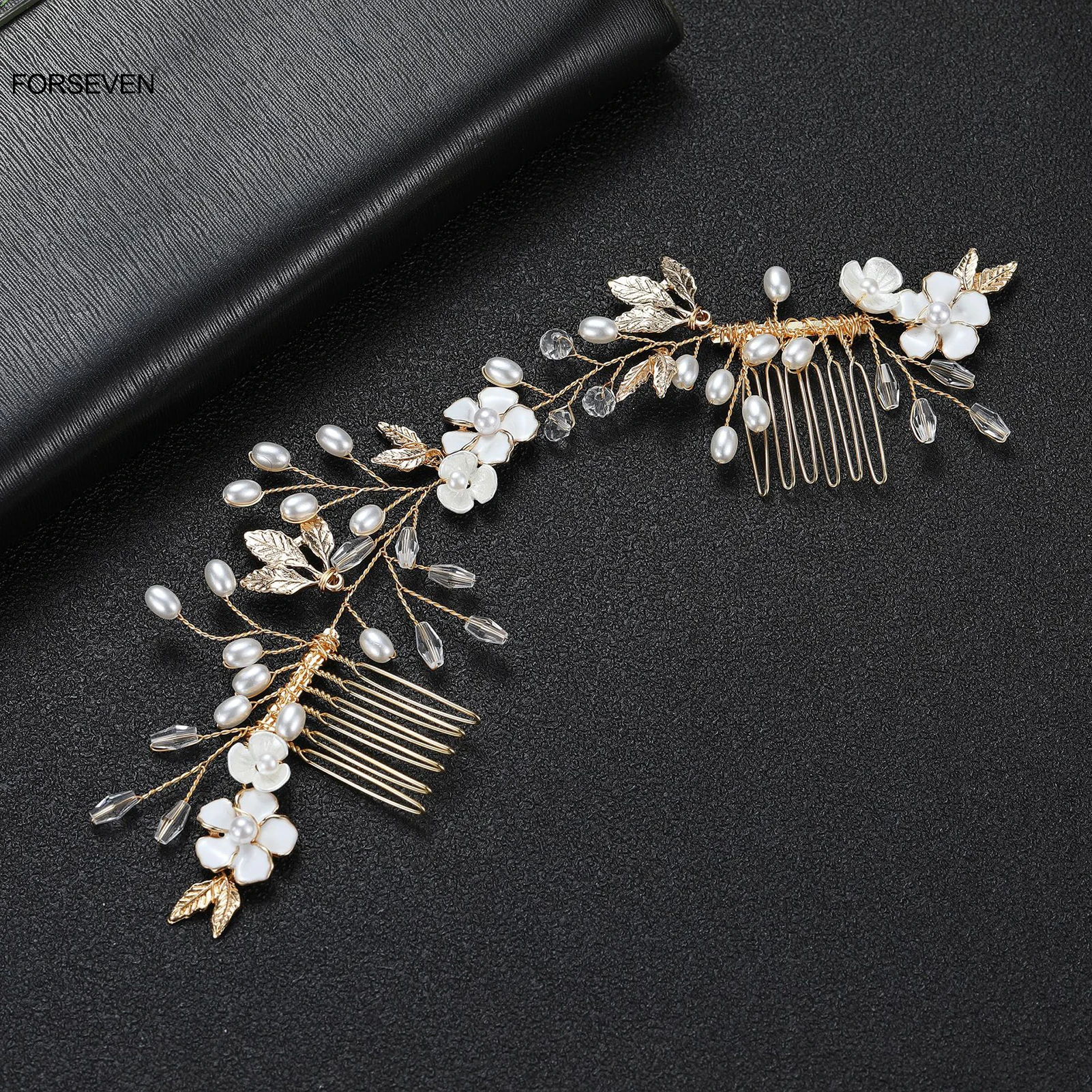 Bride Wedding Headbands with 2 Hair Combs Flower Pearl Headdress Super Fairy Hairbands for Women Girls Hair Jewelry 2023
Bride Wedding Headbands with 2 Hair Combs Flower Pearl Headdress Super Fairy Hairbands for Women Girls Hair Jewelry 2023