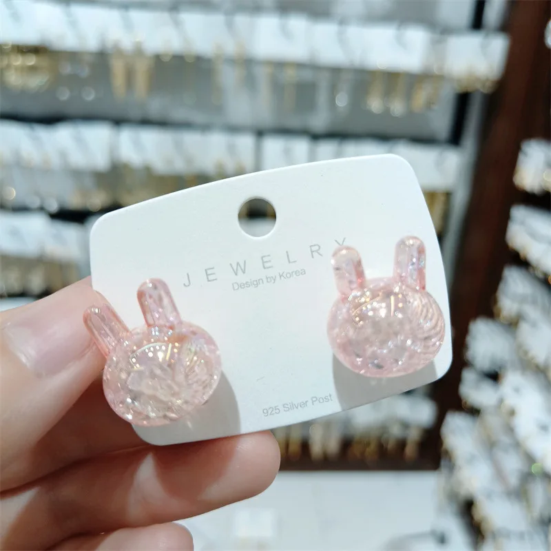 S925 Silver Needle Korean Style Fashion Cute Rabbit Earrings High-end Small Fresh and Exquisite Ear Jewelry Trendy Women
S925 Silver Needle Korean Style Fashion Cute Rabbit Earrings High-end Small Fresh and Exquisite Ear Jewelry Trendy Women