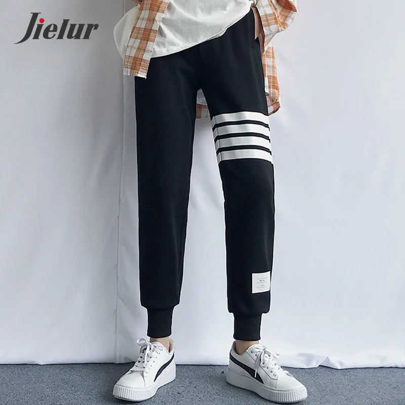 Casual Women's Pants Black Gray Joggers Sports Harem Pants Street Harajuku Loose Striped Female Trousers Spring M-XXL
Casual Women's Pants Black Gray Joggers Sports Harem Pants Street Harajuku Loose Striped Female Trousers Spring M-XXL