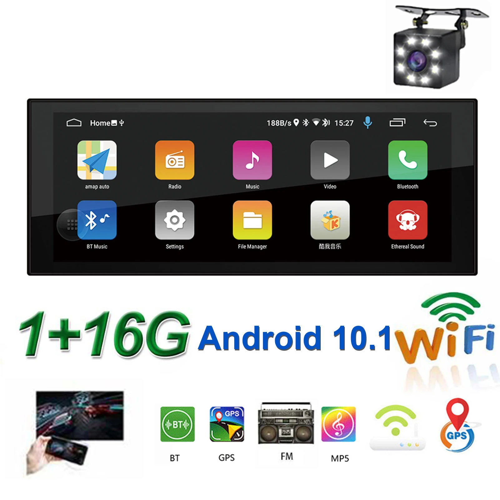 Wireless Car Radio For Android 1 DIN Mp5 1 Single DIN Car Radio Touch Screen Support WiFi & GPS Navigation Multimedia Players
Wireless Car Radio For Android 1 DIN Mp5 1 Single DIN Car Radio Touch Screen Support WiFi & GPS Navigation Multimedia Players