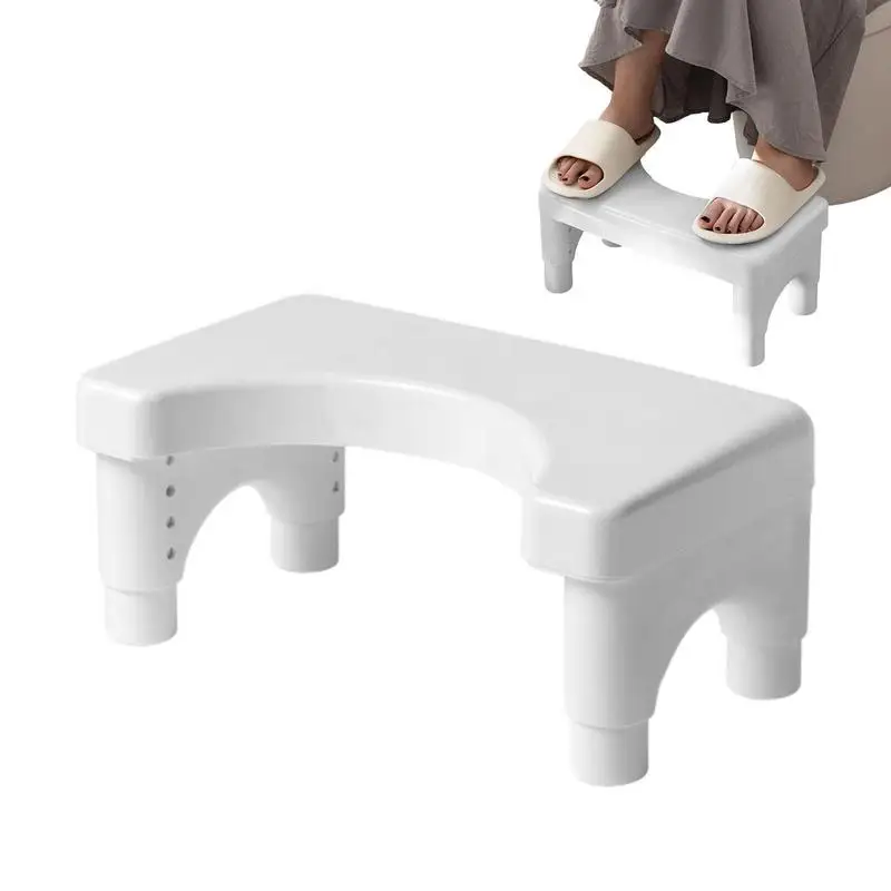 

Toilet Step Stool Stable Height Adjustable Step Stools For Toilets Bathroom Toilet Safety Aids Stools For Pregnant Women Seniors