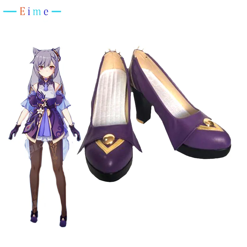 Keqing Cosplay Shoes Game Genshin Impact Cosplay Props PU Leather Shoes Halloween Carnival Boots Custom Made
Keqing Cosplay Shoes Game Genshin Impact Cosplay Props PU Leather Shoes Halloween Carnival Boots Custom Made