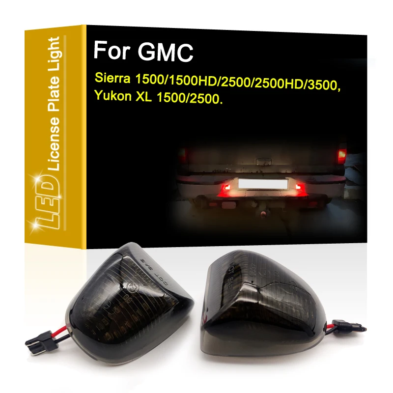 12V LED Number Plate Lamp For GMC Sierra 1500/1500HD/2500/2500HD/3500 Yukon XL 1500/2500 White+Red License Plate Light Assembly
12V LED Number Plate Lamp For GMC Sierra 1500/1500HD/2500/2500HD/3500 Yukon XL 1500/2500 White+Red License Plate Light Assembly