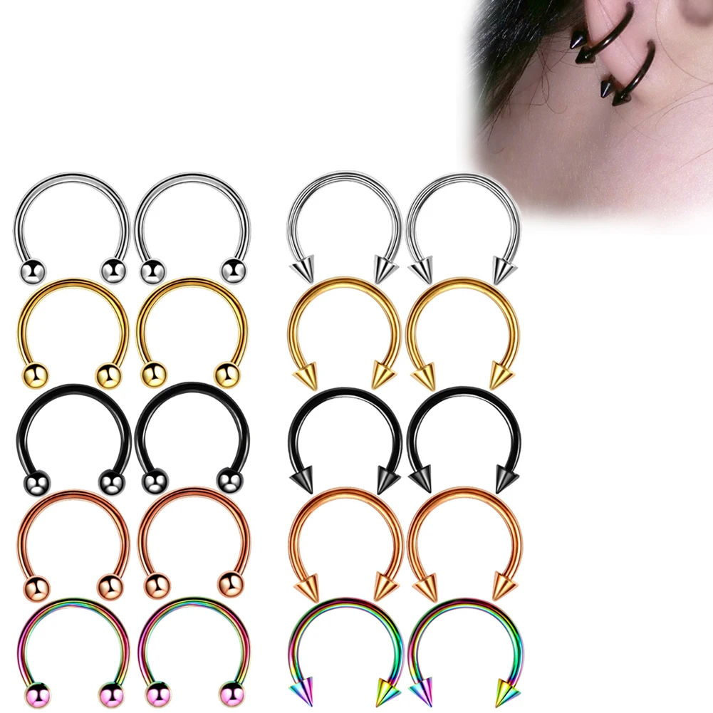 5 pcs Fake Nose Ring Hoop Non Fake Piercing Nose Septum Rings Goth Nose Punk Body Jewelry Unusual Costume Jewelry
5 pcs Fake Nose Ring Hoop Non Fake Piercing Nose Septum Rings Goth Nose Punk Body Jewelry Unusual Costume Jewelry