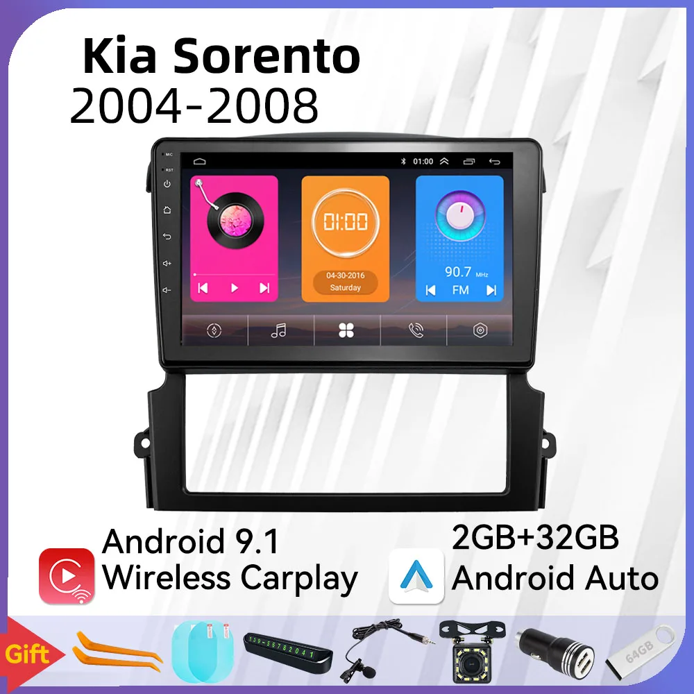 2 Din Android Car Radio Stereo for Kia Sorento BL 2004-2008 Car Multimedia Player GPS Navigation Head Unit Autoradio Audio Auto 
2 Din Android Car Radio Stereo for Kia Sorento BL 2004-2008 Car Multimedia Player GPS Navigation Head Unit Autoradio Audio Auto
