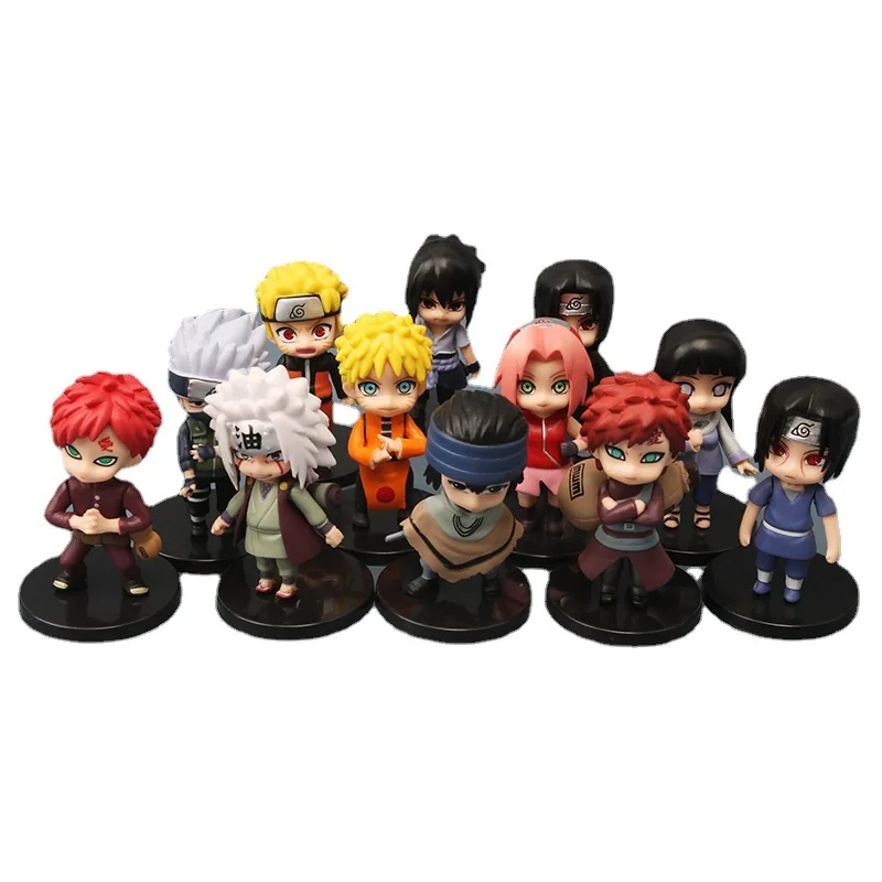 Japan Anime Naruto 12pcs/set Shippuden Hinata Sasuke Itachi Kakashi Gaara Jiraiya Sakura Q Version PVC Figures Toy Doll Kid Gift
Japan Anime Naruto 12pcs/set Shippuden Hinata Sasuke Itachi Kakashi Gaara Jiraiya Sakura Q Version PVC Figures Toy Doll Kid Gift