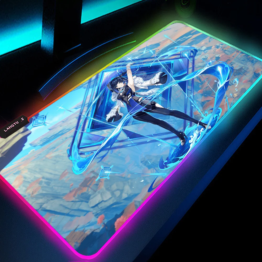 LED Fashionable and Durable Mouse Pads RGB Setup Gamer Keyboard Pad Mouse Pad Desk Accessory Luminous Genshin Impact Mouse Mats
LED Fashionable and Durable Mouse Pads RGB Setup Gamer Keyboard Pad Mouse Pad Desk Accessory Luminous Genshin Impact Mouse Mats