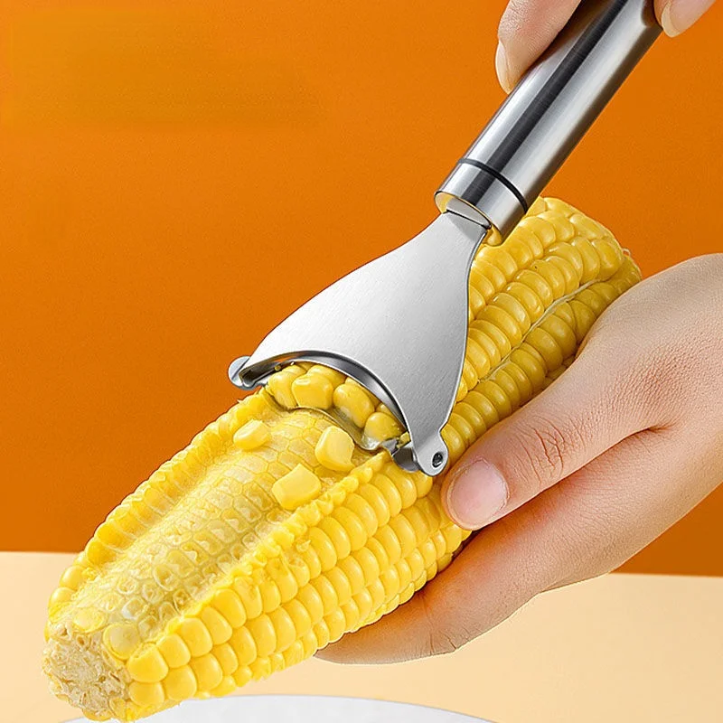 Quality Stainless Steel Corn Stripper Corns Threshing Device Easy Peeling Kerneler Peeler Metal Kitchen Corn Cutter Slicer Tools
Quality Stainless Steel Corn Stripper Corns Threshing Device Easy Peeling Kerneler Peeler Metal Kitchen Corn Cutter Slicer Tools