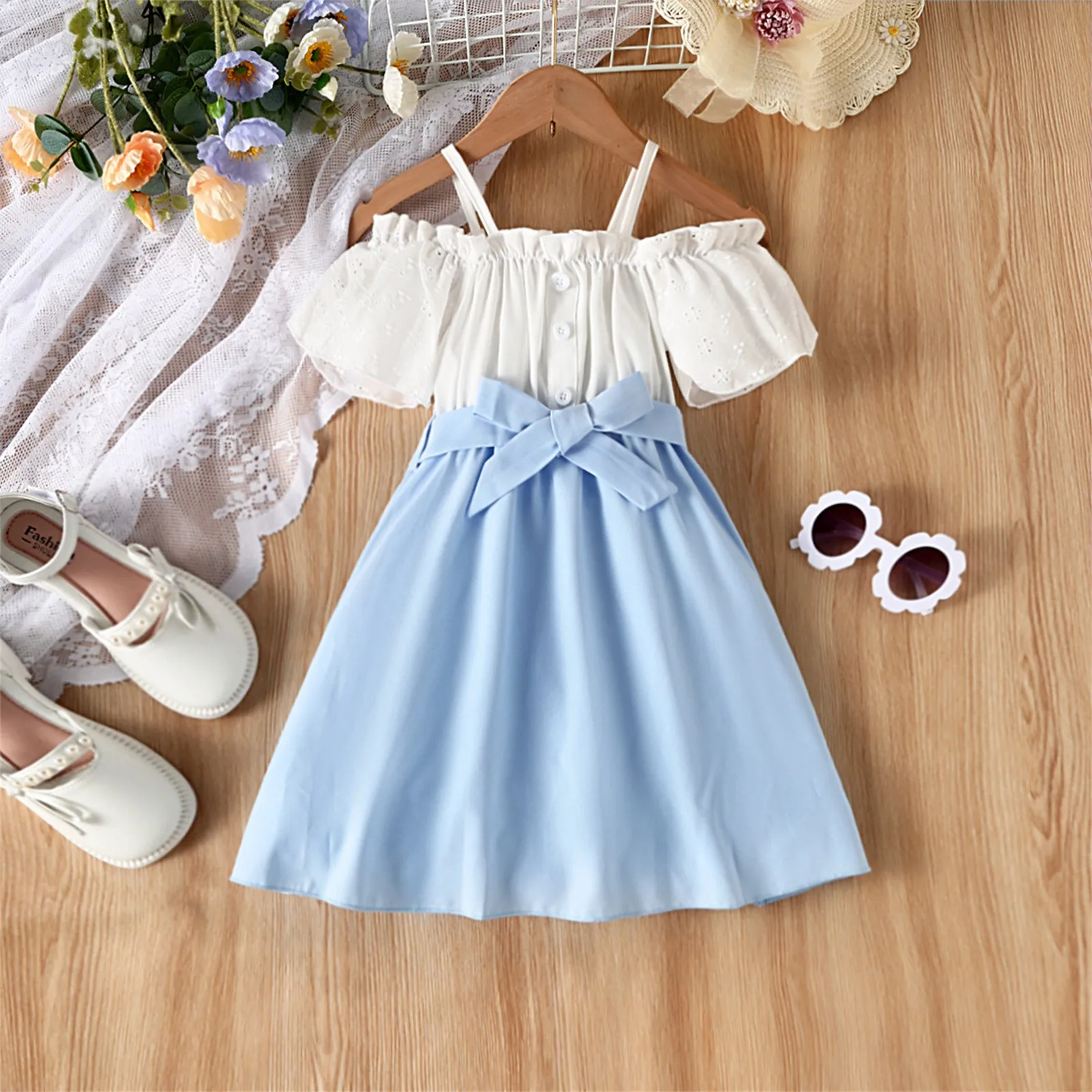 Summer New Girls Dress New Korean Girl Dress 3 to 7 Years Ruffles Party Princess Dress Off-shoulder Baby Girls Clothes Vestidos
Summer New Girls Dress New Korean Girl Dress 3 to 7 Years Ruffles Party Princess Dress Off-shoulder Baby Girls Clothes Vestidos