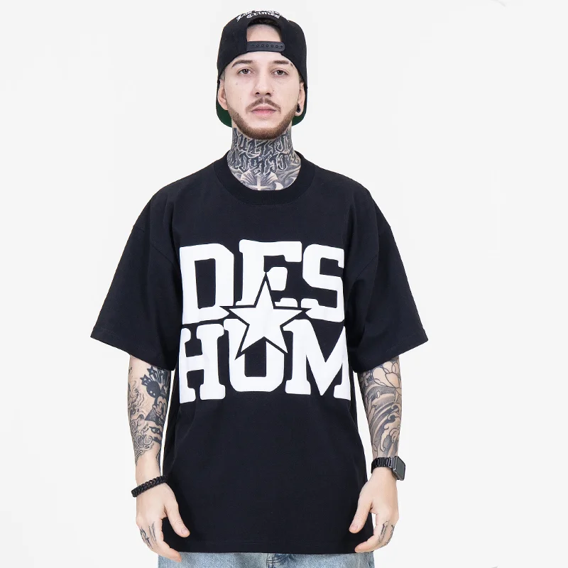 Graphic T shirts Oversized T-shirt Men Streetwear 100% Cotton Letters Foam Print Tops Tee Summer Short Sleeves Fashion Clothing
Graphic T shirts Oversized T-shirt Men Streetwear 100% Cotton Letters Foam Print Tops Tee Summer Short Sleeves Fashion Clothing