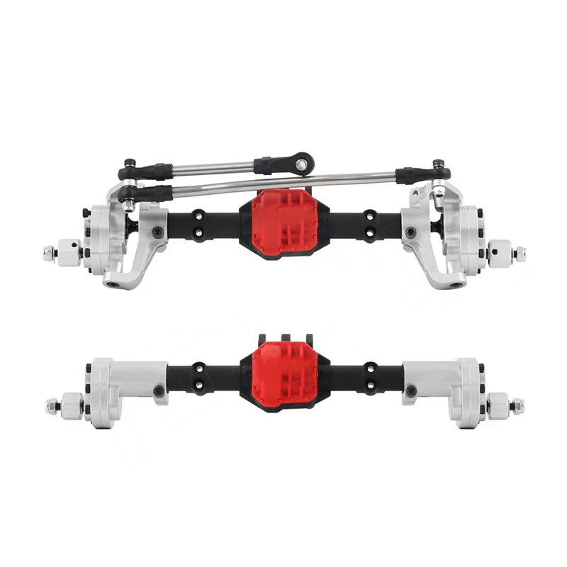 Aluminum Alloy Portal Front Rear Axles with Steering Link For 1/10 RC Crawler Axial SCX10 II 90046 90047 AR44 Axle Upgrade Parts
Aluminum Alloy Portal Front Rear Axles with Steering Link For 1/10 RC Crawler Axial SCX10 II 90046 90047 AR44 Axle Upgrade Parts
