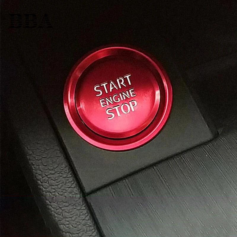 

Car engine start stop button decoration stickers For Audi A4L Q5L A6L A5 Q5 A7 Car ignition trim cover decorative ring