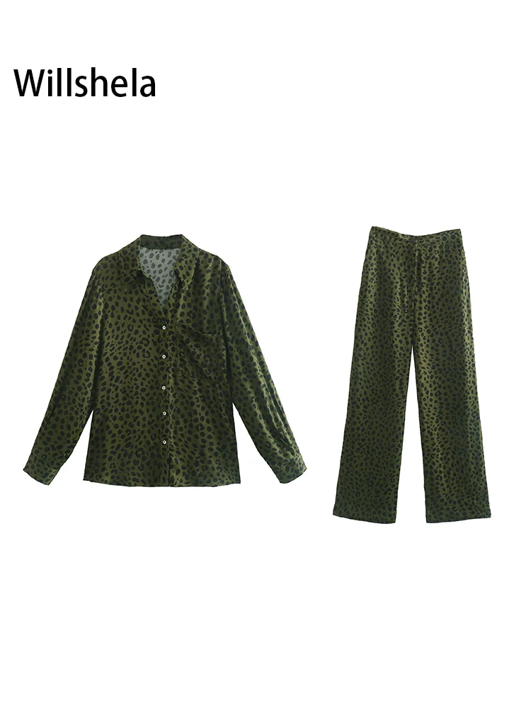 Willshela/женский модный комплект из двух предметов, блузка в горошек, прямые брюки, шикарные женские повседневные комплекты со штанами
Willshela/женский модный комплект из двух предметов, блузка в горошек, прямые брюки, шикарные женские повседневные комплекты со штанами