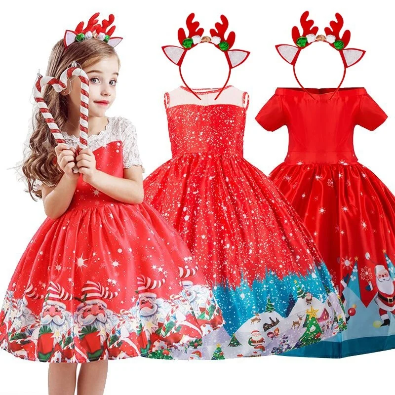 Kids Christmas Clothing Children New Years Costumes Party Ball Gown Santa Dress Up 4 6 8 10 Years Girl Evening Formal Dress
Kids Christmas Clothing Children New Years Costumes Party Ball Gown Santa Dress Up 4 6 8 10 Years Girl Evening Formal Dress