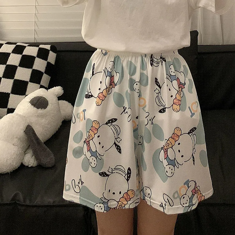 Пижамные штаны Sanrio Hello Kittys, полачко, летние тонкие короткие штаны в стиле аниме, с рисунком из мультфильма Shin-Chan, домашние штаны больших размеров для студентов и студентов
Пижамные штаны Sanrio Hello Kittys, полачко, летние тонкие короткие штаны в стиле аниме, с рисунком из мультфильма Shin-Chan, домашние штаны больших размеров для студентов и студентов