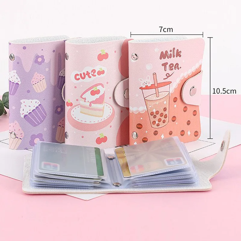 Korean Cartoon Fruits 20 Card Slot Holders Female Large Capacity Multi Card Position PU Leather Wallet ID Card Holder Wholesale
Korean Cartoon Fruits 20 Card Slot Holders Female Large Capacity Multi Card Position PU Leather Wallet ID Card Holder Wholesale