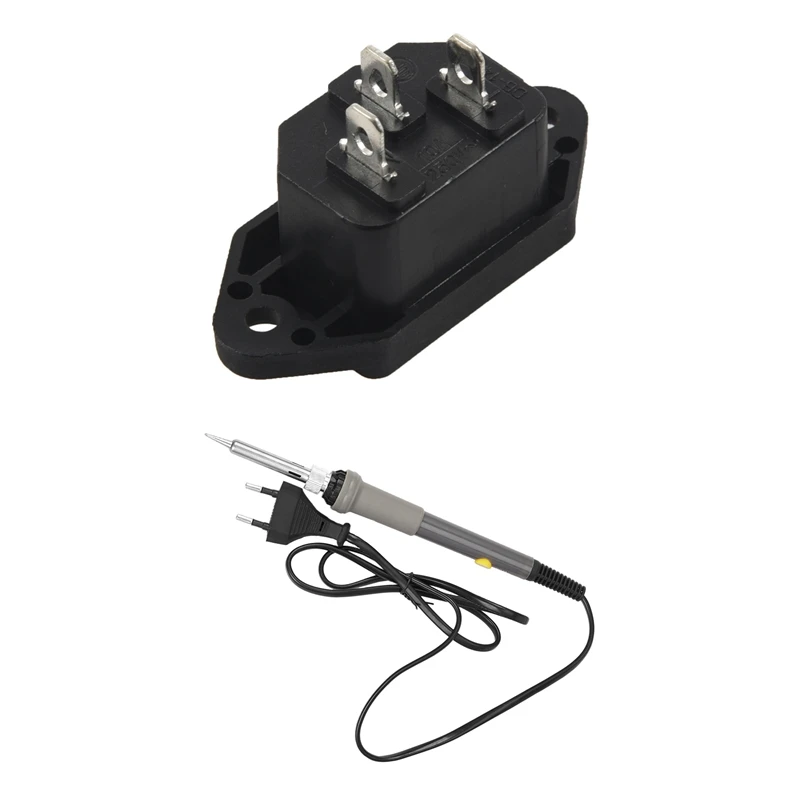New 2X 3 Pins IEC320 C14 Inlet Power Plug Socket AC 250V 10A & 1X 60W Temperature-Gun Welding Soldering Iron Tool (EU PLUG)
New 2X 3 Pins IEC320 C14 Inlet Power Plug Socket AC 250V 10A & 1X 60W Temperature-Gun Welding Soldering Iron Tool (EU PLUG)
