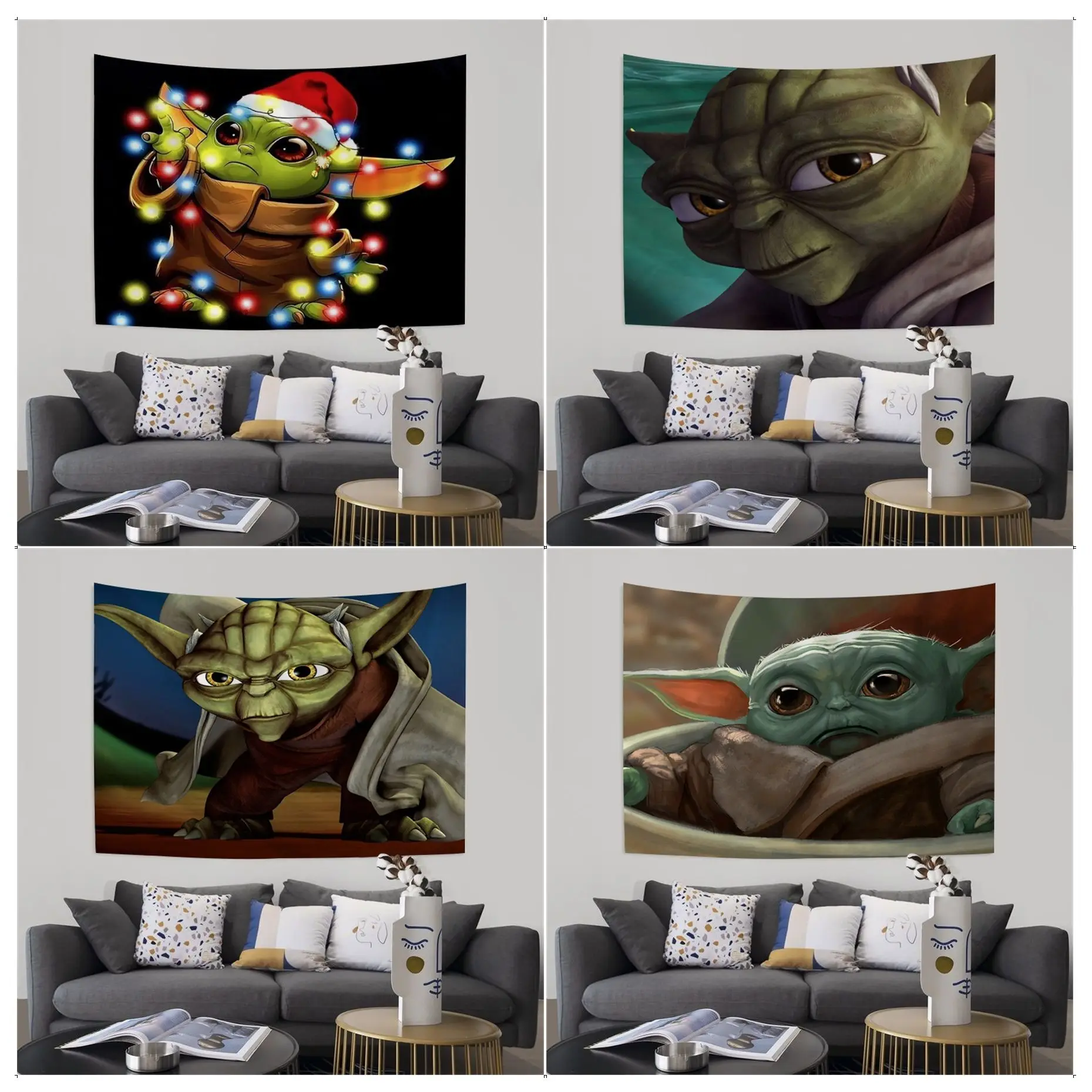 TAKARATOMY Star Wars Master Baby Yoda Printed Large Wall Tapestry Cheap Hippie Wall Hanging Bohemian Wall Tapestries Mandala
TAKARATOMY Star Wars Master Baby Yoda Printed Large Wall Tapestry Cheap Hippie Wall Hanging Bohemian Wall Tapestries Mandala