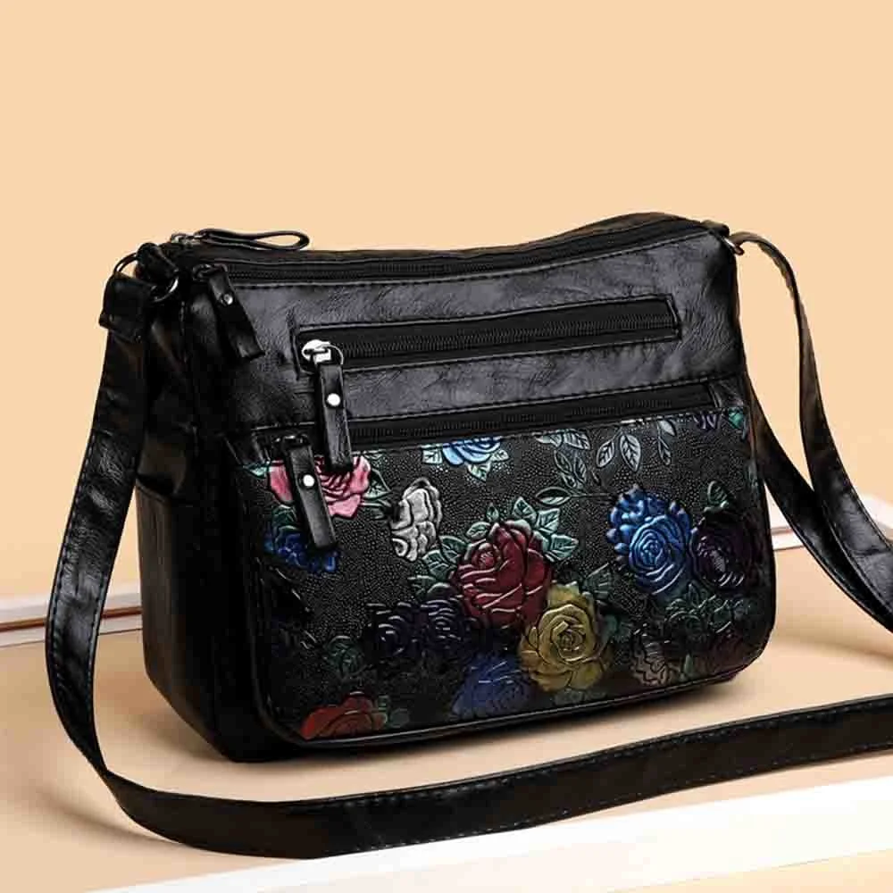 Luxury Soft Leather Women Messenger Shoulder Handbags and Purses Flowers Multi-pocket Crossbody Mommy Bag Ladies Sac 2023 New
Luxury Soft Leather Women Messenger Shoulder Handbags and Purses Flowers Multi-pocket Crossbody Mommy Bag Ladies Sac 2023 New