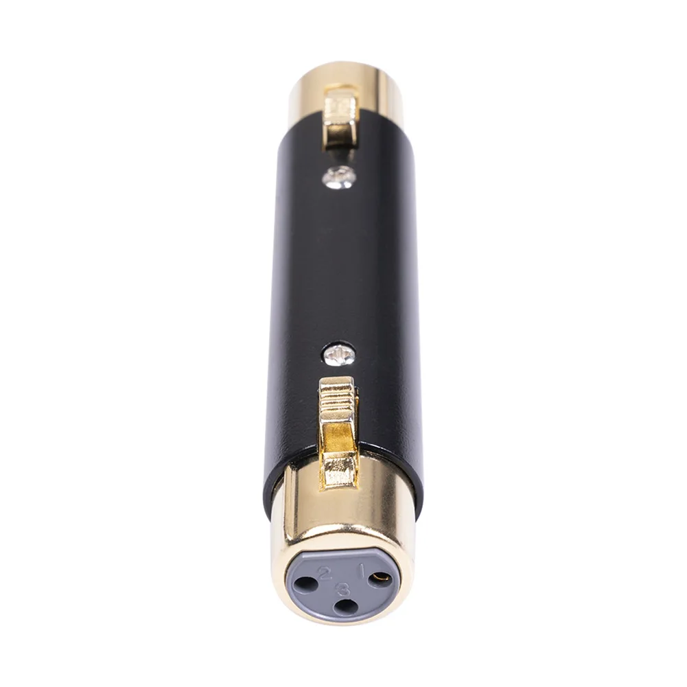 1PCS 3-Pin XLR Female To Female Microphone Audio Cable Adapter Connector XLR Audio Cable Connection For Microphones Stage Lamps
1PCS 3-Pin XLR Female To Female Microphone Audio Cable Adapter Connector XLR Audio Cable Connection For Microphones Stage Lamps