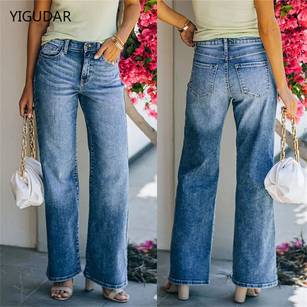 Women's Fashion Jeans Streetwear High Waist Woman Girls Women Wide Leg Pants Trousers Female Jean Femme Denim Baggy Mom Jeans
Women's Fashion Jeans Streetwear High Waist Woman Girls Women Wide Leg Pants Trousers Female Jean Femme Denim Baggy Mom Jeans