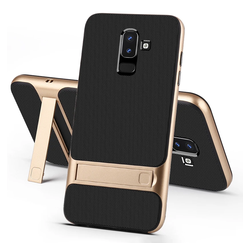 

Cover posteriore in Silicone SHACK 3D per Samsung Galaxy J4 J6 J7 J8 2018 A6 A7 A8 Plus Prime custodia per cellulare ibrida anti