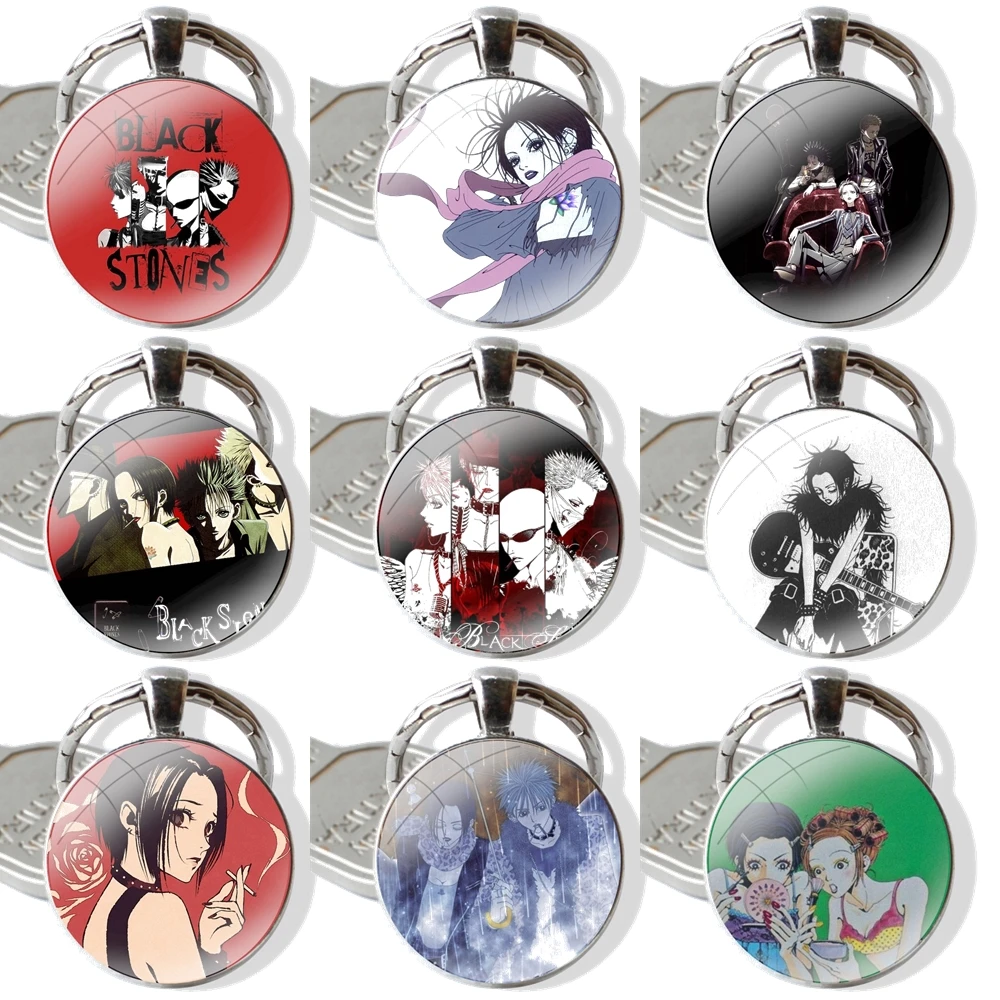 Nana Anime Pendant Car Key Chains Handmade Glass Cabochon Keychain Fashion Design Cartoon Creative
Nana Anime Pendant Car Key Chains Handmade Glass Cabochon Keychain Fashion Design Cartoon Creative