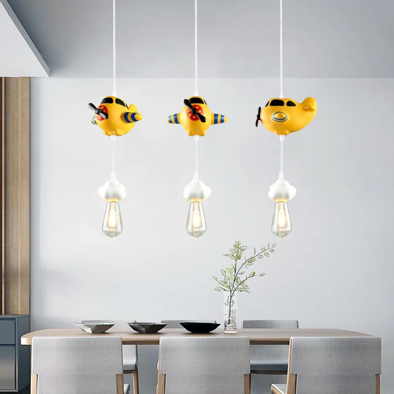 Children's Room Chandelier Airplane Clouds Kids Room Bedside Bedroom Dining Room Hanging Wire Lamps Creative Simplicity
Children's Room Chandelier Airplane Clouds Kids Room Bedside Bedroom Dining Room Hanging Wire Lamps Creative Simplicity