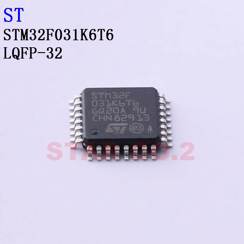 5PCSx STM32F031K6T6 LQFP-32 ST Microcontroller 
5PCSx STM32F031K6T6 LQFP-32 ST Microcontroller