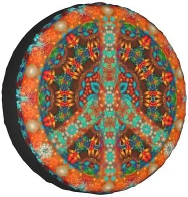 Peace Sign Colorful Pattern Abstract Spare Tire Cover Wheel Protectors Weatherproof Wheel Covers Universal Fit for Trailer Rv SU
Peace Sign Colorful Pattern Abstract Spare Tire Cover Wheel Protectors Weatherproof Wheel Covers Universal Fit for Trailer Rv SU