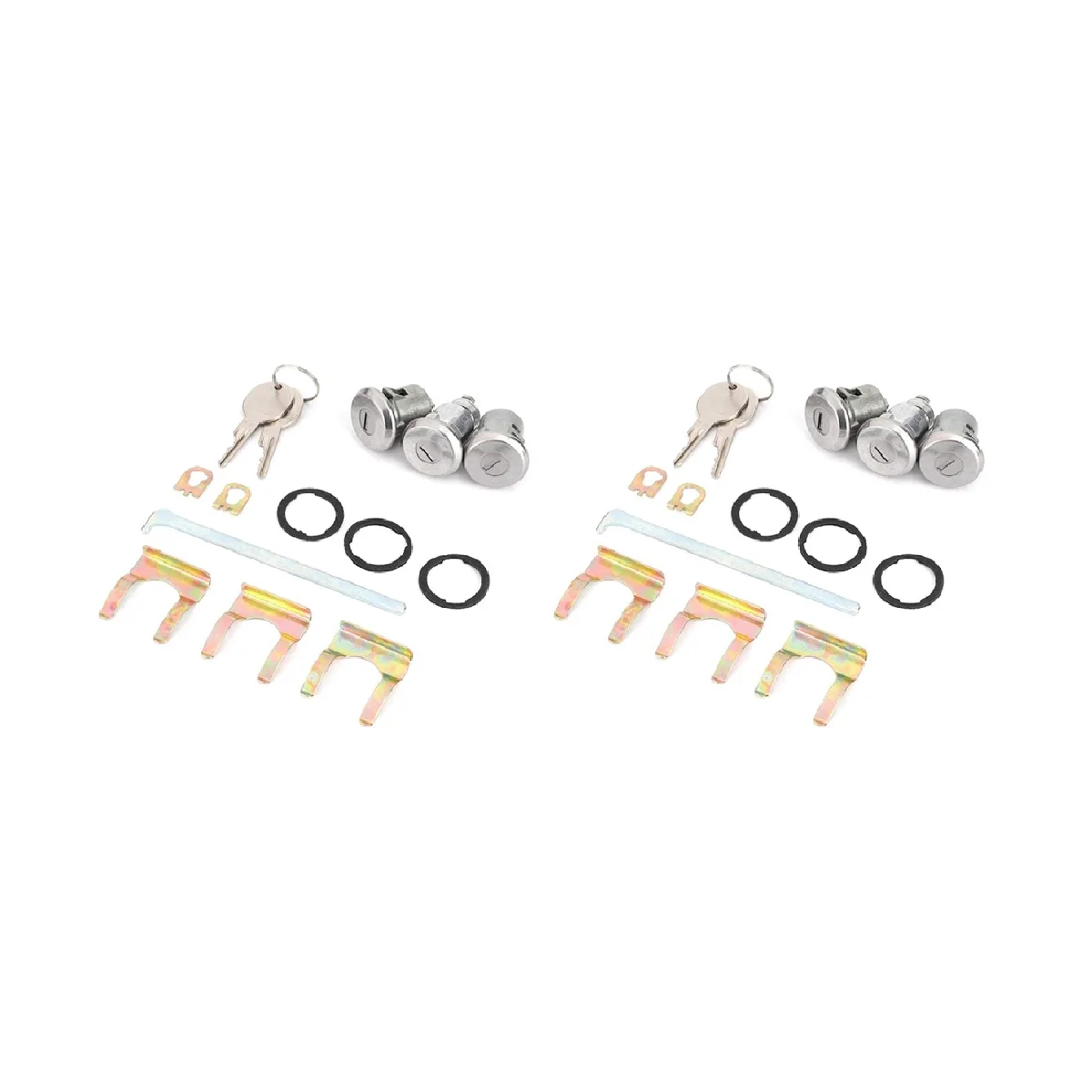 2Set Door Trunk Key Kit Door Lock Cylinder Set with Keys 654394765282 for Chevrolet Camaro Chevelle
2Set Door Trunk Key Kit Door Lock Cylinder Set with Keys 654394765282 for Chevrolet Camaro Chevelle