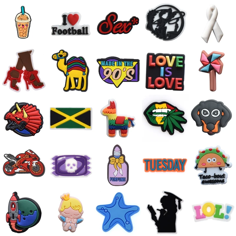 Shoe Charms Shoes Accessories Women Charm Decorations for Crocs Set Jeans Para Pins Packs Boy Girl Kids Wholesale Bulk Gifts Men
Shoe Charms Shoes Accessories Women Charm Decorations for Crocs Set Jeans Para Pins Packs Boy Girl Kids Wholesale Bulk Gifts Men
