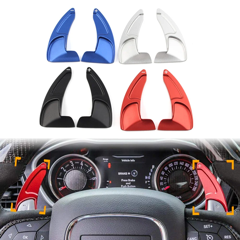 

CNC Car Steering Wheel Paddle Shifter Extension For Dodge Challenger For Jeep Grand Cherokee For Chrysler 200 300 300S