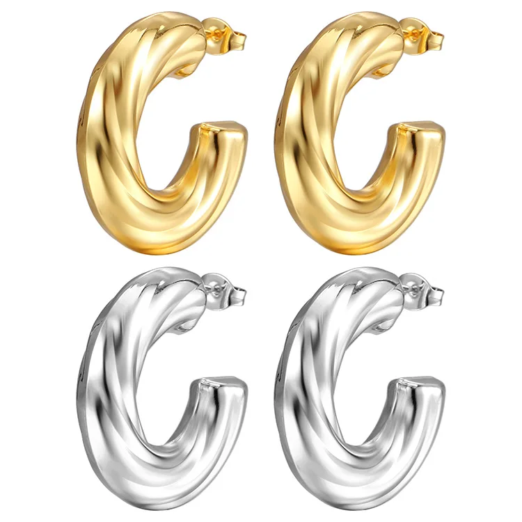 Dropshipping Classic INS Retro Simple 18K Hollow Titanium Steel Earrings Exaggerated Women's Large C Thick
Dropshipping Classic INS Retro Simple 18K Hollow Titanium Steel Earrings Exaggerated Women's Large C Thick