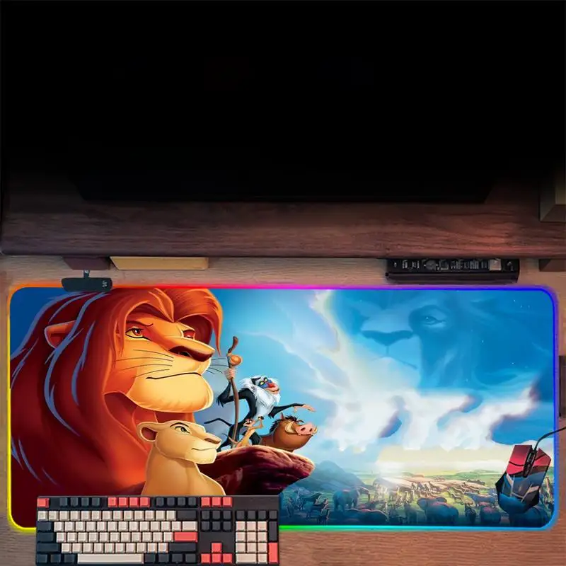 Прочный резиновый коврик для мыши Lion King Simba, игровой коврик для мыши, компьютерный коврик для мыши RGB, большой коврик для клавиатуры XXL, 35x90 см
Прочный резиновый коврик для мыши Lion King Simba, игровой коврик для мыши, компьютерный коврик для мыши RGB, большой коврик для клавиатуры XXL, 35x90 см
